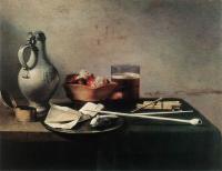 Claesz, Pieter - Tobacco Pipes and a Brazier